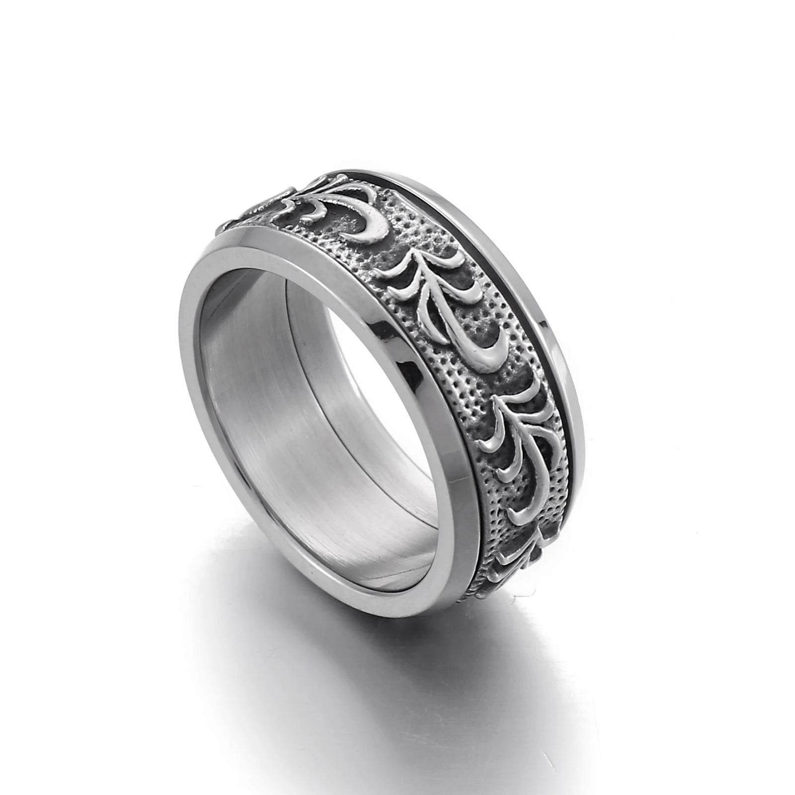 KALEN Punk Special Finger Rings Men Charms High Quality Stainless Steel Jewelry Ring