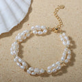 Hot Sale Charming Rice Shape Pearl Beads 4.5mm Natural Freshwater Pearl Bracelets