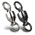 DORISEA Stainless Steel Ball Rolling Bearing Crane Swivel Snap Hook Fishing Connector 0#-10#