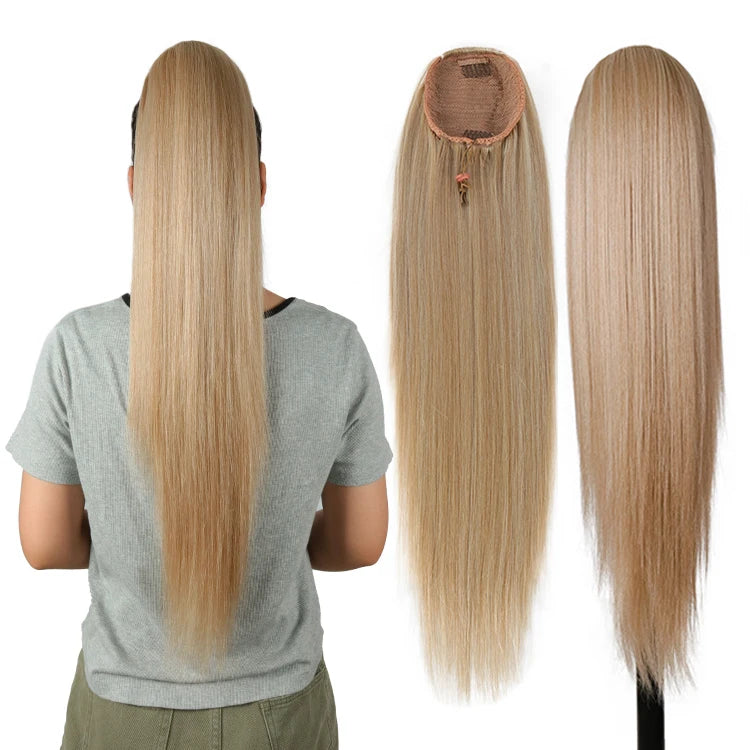 Julianna Kanekalon Fiber Drawstring Ponytail Extension Synthetic Hair Ponytails