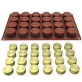 New Design Dubai Chocolate bar Mold Custom Round Shape with Water Ripple Silicone Chocolate Cake Mold Non Stick Candy bar Mold