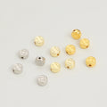 Chinese Style Partition Bead 14K Gold Plated Long Lasting Color Retention Loose Bead for DIY Jewelry Accessories
