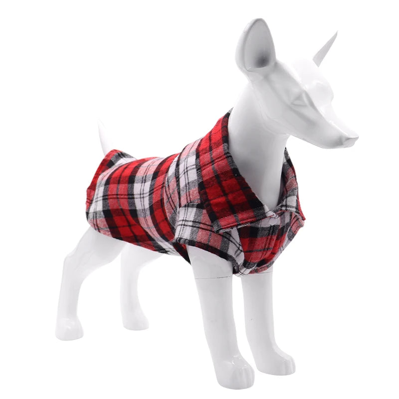 Hot Fashion Plaid Pet Dog Clothes Shirts Cooling Spring Summer Small Pet Dog Clothes Shirt for Dogs