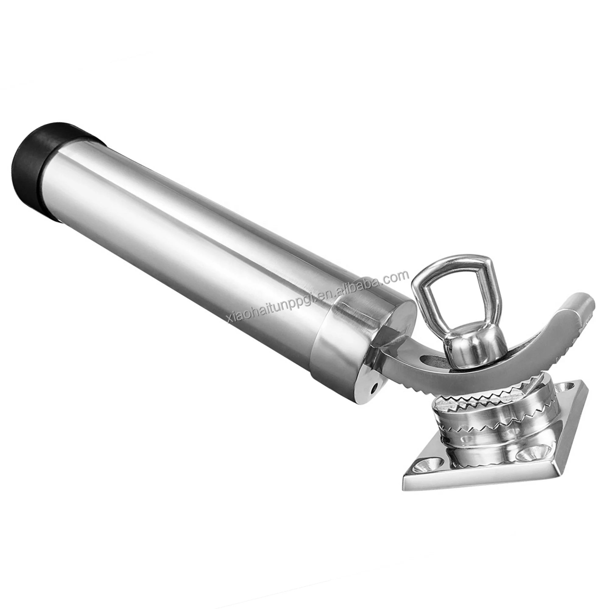 Little Dolphin 316 Stainless Steel Mirror Polished Fishing Rod Holder Adjustable 360 Degree Marine Boat Rod Holder Yacht