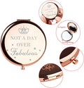 Personalized Home Office Mirror Makeup Mirror Cosmetic Magnifying Round Pocket Make up Mirror for Purse Travel Bag