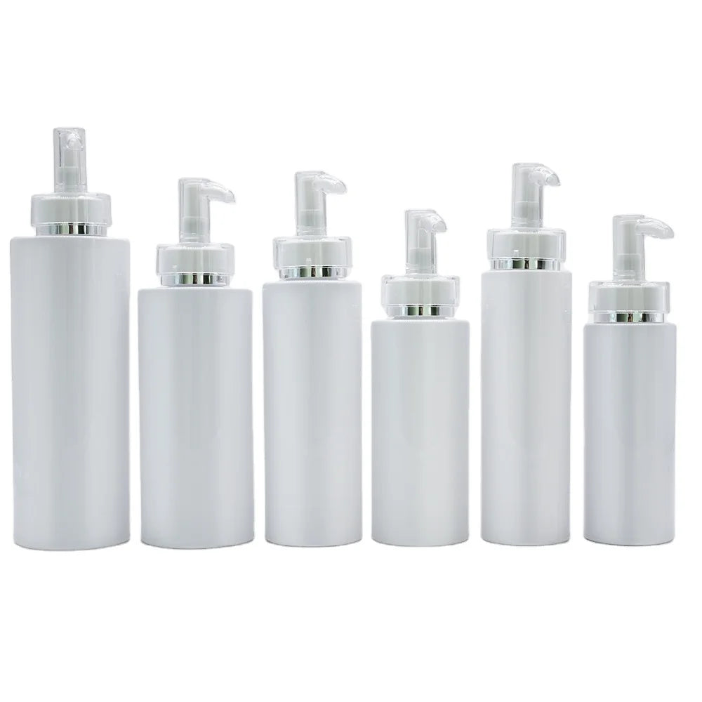 250ml 500ml Largest Size Plastic Lotion Bottle Custom Color Logo Cosmetic Package