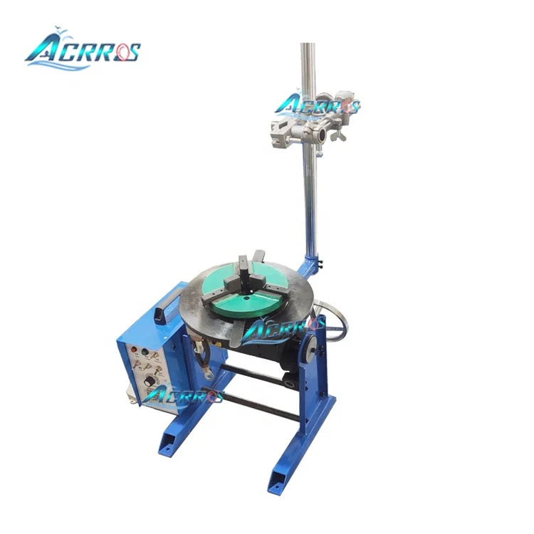 Acrros Small 600Kg Loading Automatic Welding Positioner With Through Hole 360Mm