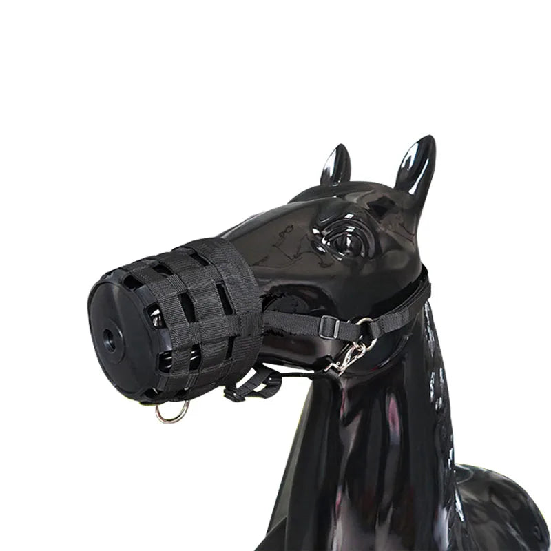 Adjustable Nose Muzzle for Outdoor Horse Grazing Flexible Feed Mouth Cover
