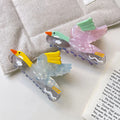 Yi YHJ Women's Hair Accessories Cartoon New Cute Fun Swan Animal Acetate Hair Clips Shark Clip Hair Claw Clips Woman Wholesale