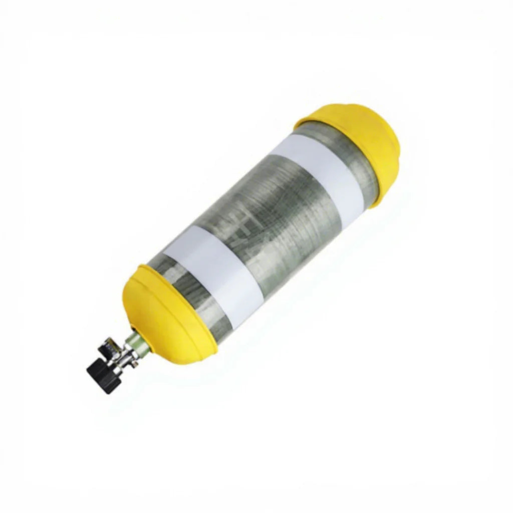 6.8L High Pressure Carbon Fiber Gas Cylinder 30Mpa/ 300Bar/ 4500Psi with Valve Compressor