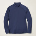 Men's Lightweight French Terry Mock Neck Base Layer Raglan Sleeve Breathable Pullover