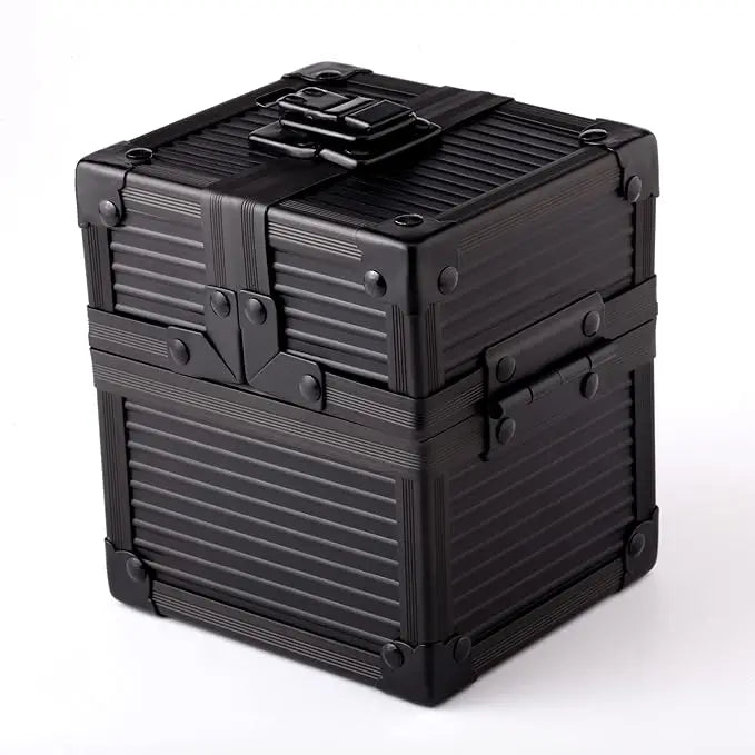 Ultra Pro Metal Black Deck Box Dice Box Trading Card Storage Case Protector Sleeves for MTG EDH Commander Topload Accessory