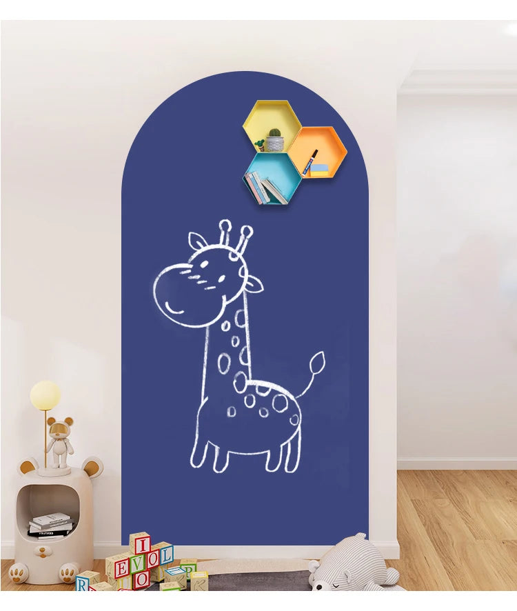 Soft Self Adhesive Magnetic Chalkboard Dry Erase Board Sticker Magnetic Arch Chalkboard for Kids