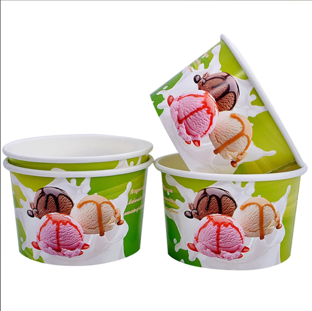 Take Away Disposable Single Wall Craft Paper Bowls 500ml-1300ml Salad Sandwich Hamburger Noodle Sushi