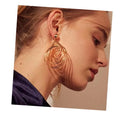 VKME Punk Multi Layered Big Hoop Earrings for Women Jewelry