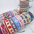 Handmade Nostalgic Jewelry Wishing Friendship Hand Jewelry Lucky Braided Rope Bracelets for Women Men