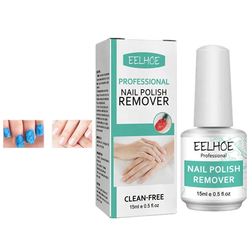 EELHOE 15ml Nail Removing Gel Moisturizing Dry Cracking Nails Reducing Oil Professional Nail Polish Remover