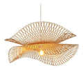 Asian Style Handmade Pendant Lights Creative Design Natural Rattan Shade for Restaurant Hotel Bedroom Lighting Fixture
