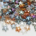 Glass Beads Wholesale 13*14mm Color Electroplated Starfish Crystal Glass Beads Jewelry Handmade Beaded Material