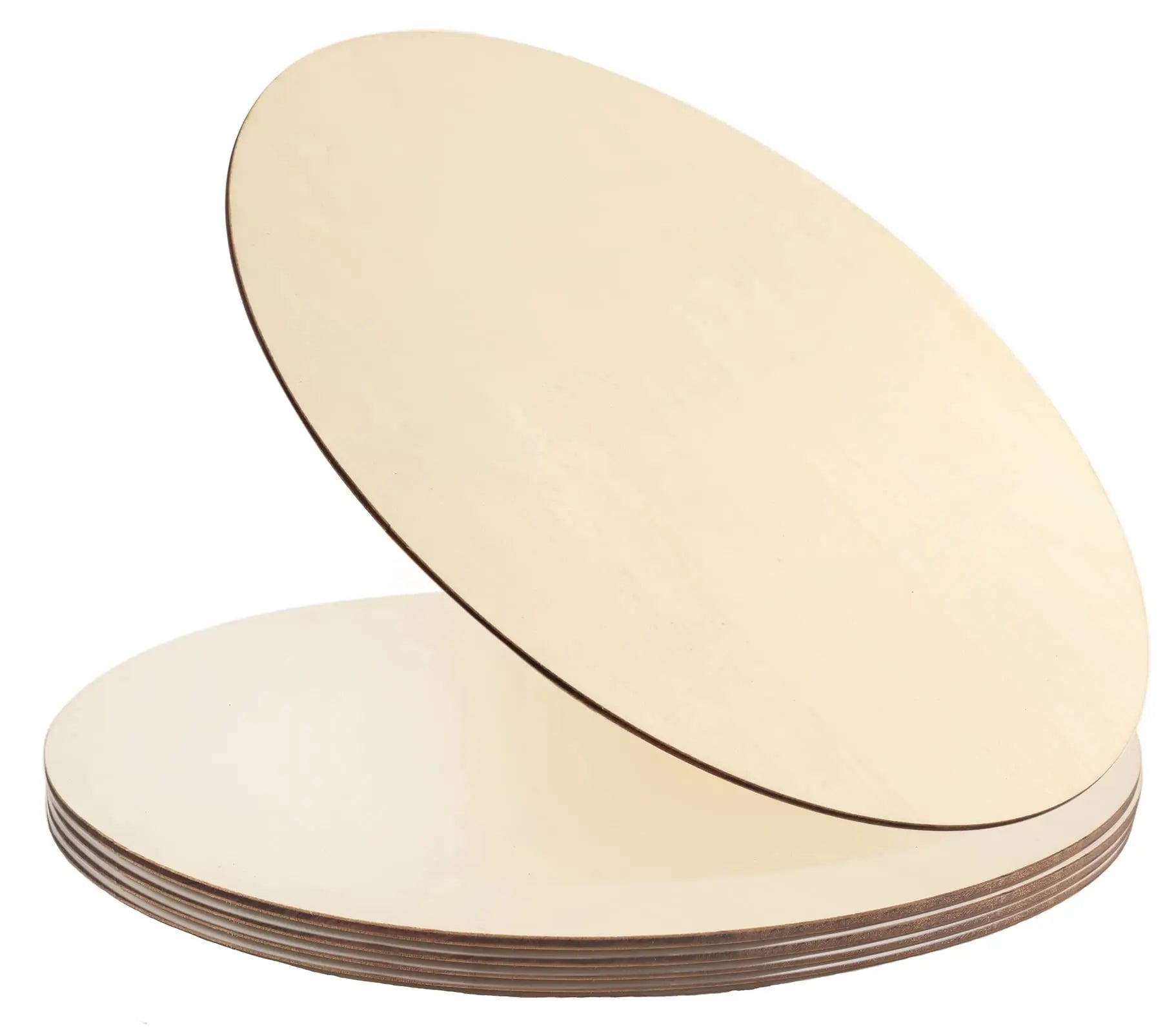 Tailai Wall Decoration Items Wood Burning Pieces Unfinished Wood Blank Round Slices Wooden Circles for Craft