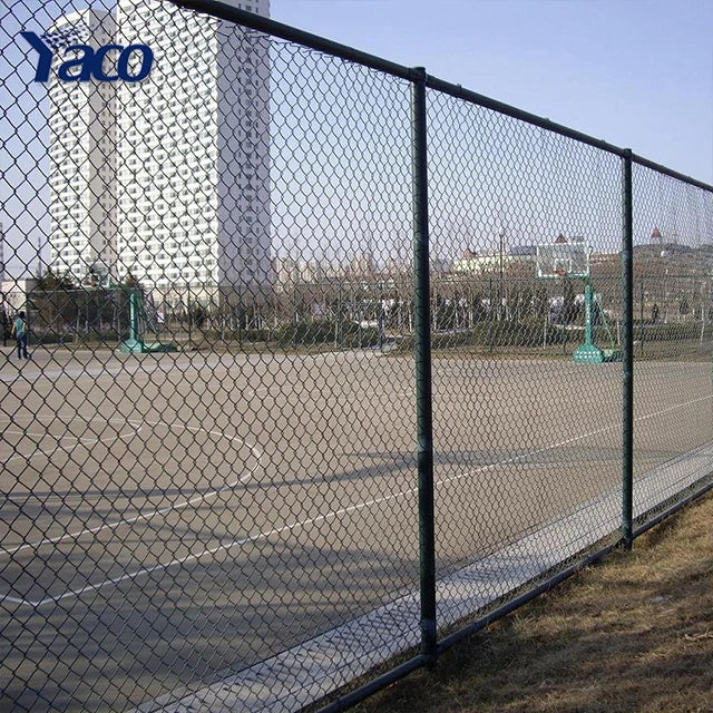 Galvanized Cyclone Wire Mesh Fencing Chain Link Security Fence Design