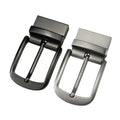 New Reversible Buckle 35MM Men Pin Buckle Belt With Holes Alloy Buckle Factory OEM Custom Logo Wholesale