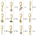 2026 Trend Romantic Fine Gold Crystal Fashion Earrings Women Anime Animal Huggi Snake Butterfly Cuff Star Jewelry Sets Weddings