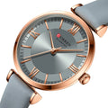 CURREN 9079 Lady Watch New Luxury Elegance Charm Dress Ladies Wristwatches Leather Watches Women Bracelet Relogio Feminino