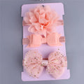 Cute Infant Baby Girls Bow Headband Newborn Elastic Stars Floral Hairband  Hair Accessories