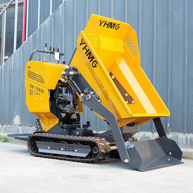 500kg Caterpillar Dumper 1t Tracked Dumper diesel Site Dumper with Self Loading for Sale