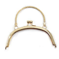 Deepeel BH001 Arc Pattern Handbag Frames Kiss Lock Bag Clutch Handle Hardware Accessories Purse Frame