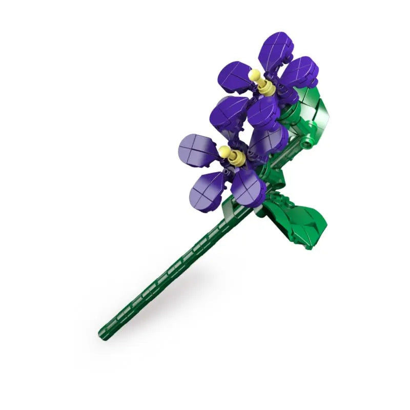 MOULD KING 24014S New Arrival Flower Decoration Bricks Girls Kids DIY Toys Garden Assemble Model Set No.Violet Building Block