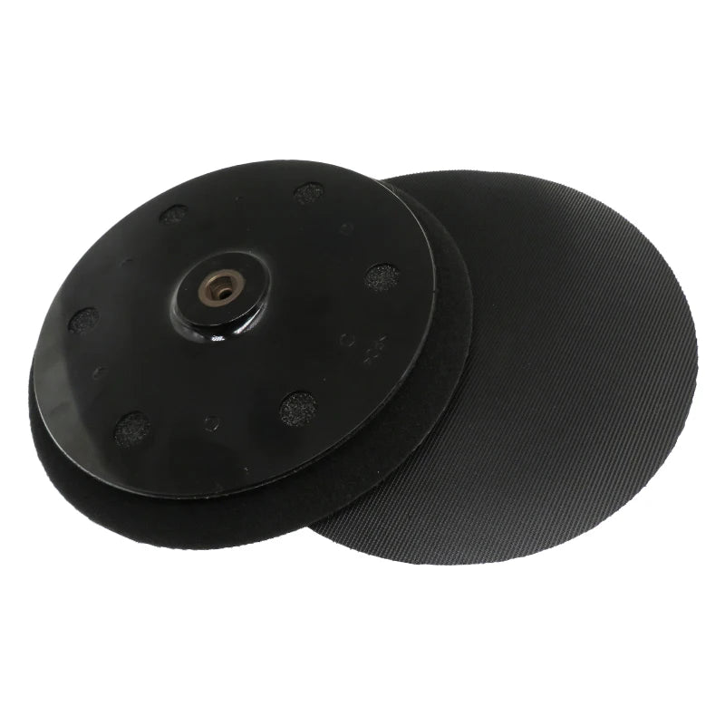 9Inch 215MM Replacement Dustless Sanding Disc Backing Pad M10-1.5 Short Hook Buckle Backup Pad for Abrasive Tools Polishing Wall