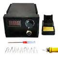 220V Digital Display 800 Degree Tempering Pyrography 60W Multifunction Wood Pyrography Kit Machine EU/US/UK Plug OEM