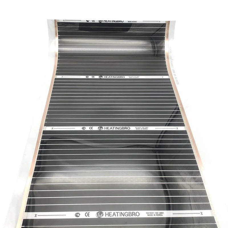 15M2 50CM 80CM 100CM Far Infrared Under Floor Heating Warm Floor Thermosatat Heating Film Sets With Accessories
