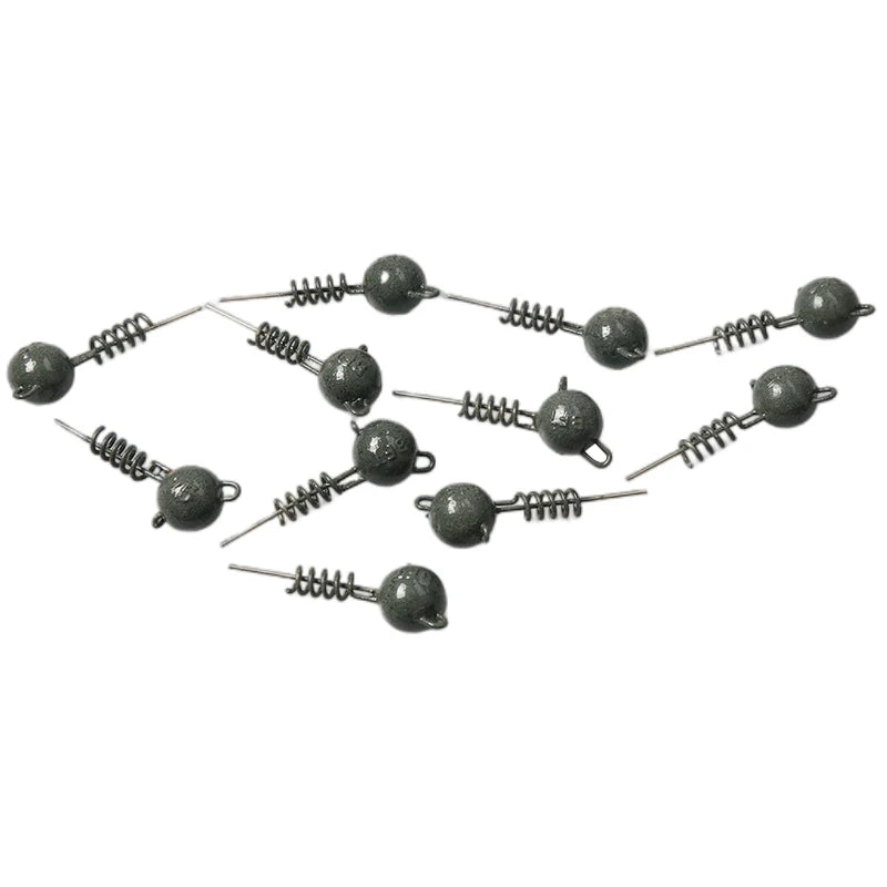 Flexhead Soft Bait Lure Screw Stinger Rigs Jig Head Weights 7g/10g/15g/20g/25g/30g/50g Lead Material