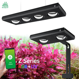 Z Series Z250 Z400 RGB UV Plant Grow Clip Aquarium Lamp Fish Tanks Accessories LED Aquarium Light Bluetooths Sunrise Sunset Lamp