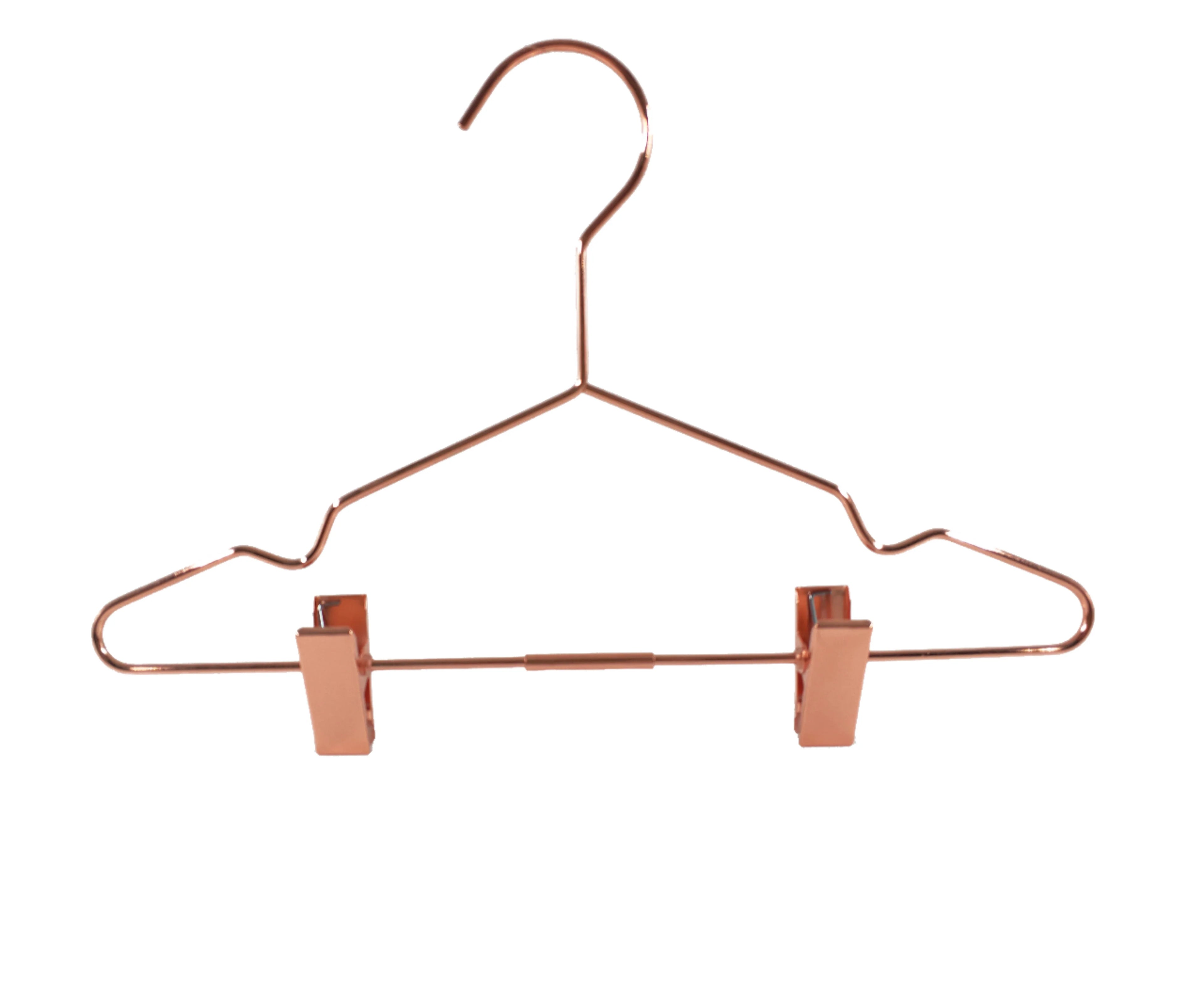 Lavinia Laundry Wholesale Custom Hangers logo Gold Rack for Boutique Metal Clothes Hanger Gold Hangers for Pants