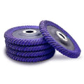 PEXMIENTAS 100mm Free Sample Purple Abrasive Stainless Steel/Metal Zirconia Flap Disc Wheel Ceramic Grinding Disc