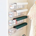 Wall Hanging 6 Grids Transparent Underwear Panties Storage Box Socks Closet Seasoning Data Cable Storage Box Bedroom Organizer