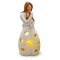Gifts for Mom From Daughter Candle Holder Statue Flickering Led Candle - Birthday Mothers Day Daughters From Mothers Gifts