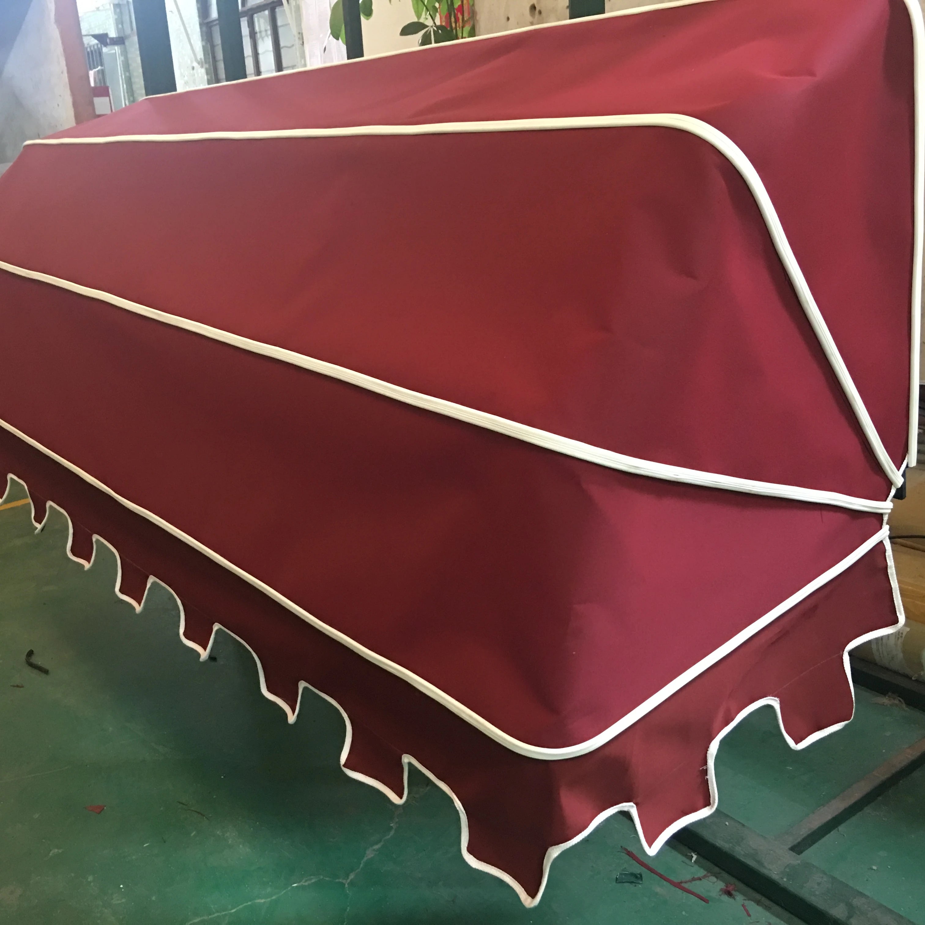 Modern Luxury French Style Garden Awning Door Canopy Outdoor Dome Awning Components Manual Operation