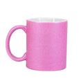 Customized Design Fancy Porcelain Coffee Mug C-shaped Handle Personalized 350ml Capacity Unique Sparkle Surface Dishwasher