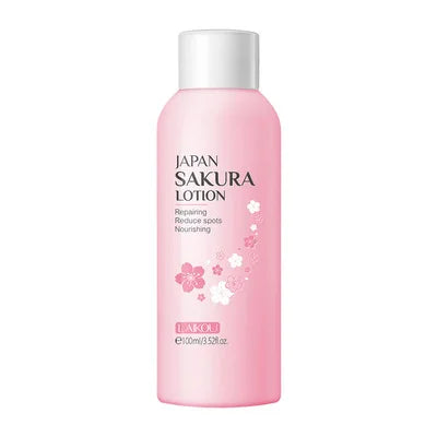 Best Selling LAIKOU Moisturizing Nourishing Repair Natural Japan Sakura Face Lotion 100ml