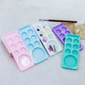 Manicure Palette for Nail Polish UV Special Pigment Color Mixing 8 Grids Plastic Nail Paint Pallet Beauty Drawing Tray for Nail