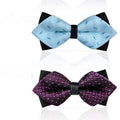 Pointed Bow Ties for Men Women Shirts Classic Men's Bow Tie  Business Wedding Bowknot Adult Solid Bowties Butterfly Suits Tie