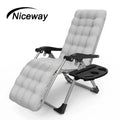 Manufacturer zero Gravity Chair Single Folding Sleeping Chair Camping Lazy Lounge Beach Chair with Footrest
