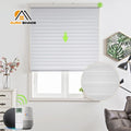 Factory Wholesale Shangri-La Sheer Blinds Polyester Plain Luxury Comfortable Customized Home Hotel Office Shades Built-in