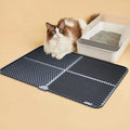 USMILEPET Cat Litter Box Mat Scratch Resistant Litter Trapping Mat Easy Clean for Scatter Control Soft on Kitty Paws