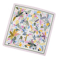 Floral Print Women Elegant Satin Silk Scarf Custom logo Summer Bandanas Silk Fashion Hair Scarves